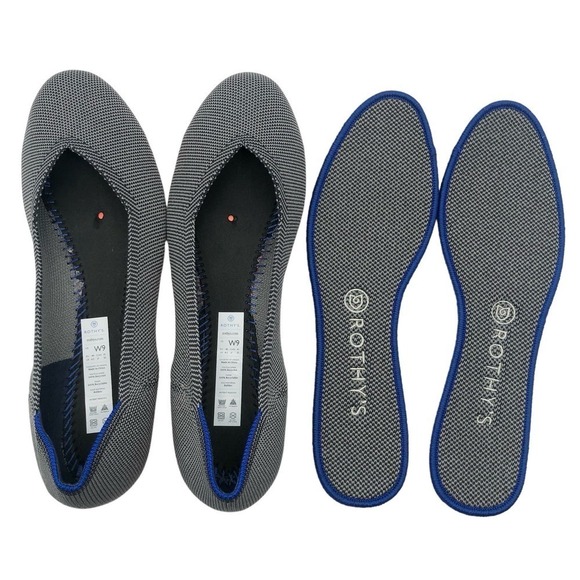 Rothy’s The Flat‎ Dove Gray Rare Women’s Size 9 - Picture 8 of 9